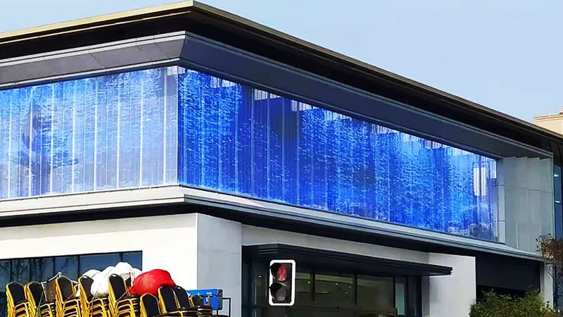 Svelare il futuro: la magia del display LED in vetro trasparente